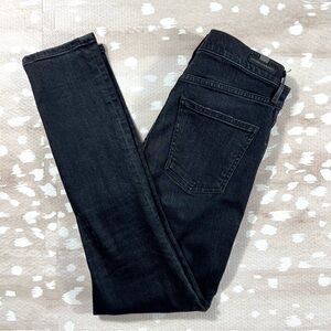 Citizens of Humanity Jeans Skinny Stretch Black Wash Women Size 27